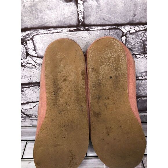 Jacques Levine 1936 Pink Suede Leather Floral Pointed Toe Flats Women Sz 10M US - Picture 12 of 16